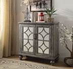 ACME 90284 Velika Console Table, Weathered Gray
