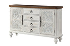 ACME 90288 Vermont Console Table, Antique White