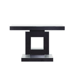 ACME 90450 Noralie Console Table, Mirrored & Faux Diamonds (1Set/2Ctn)