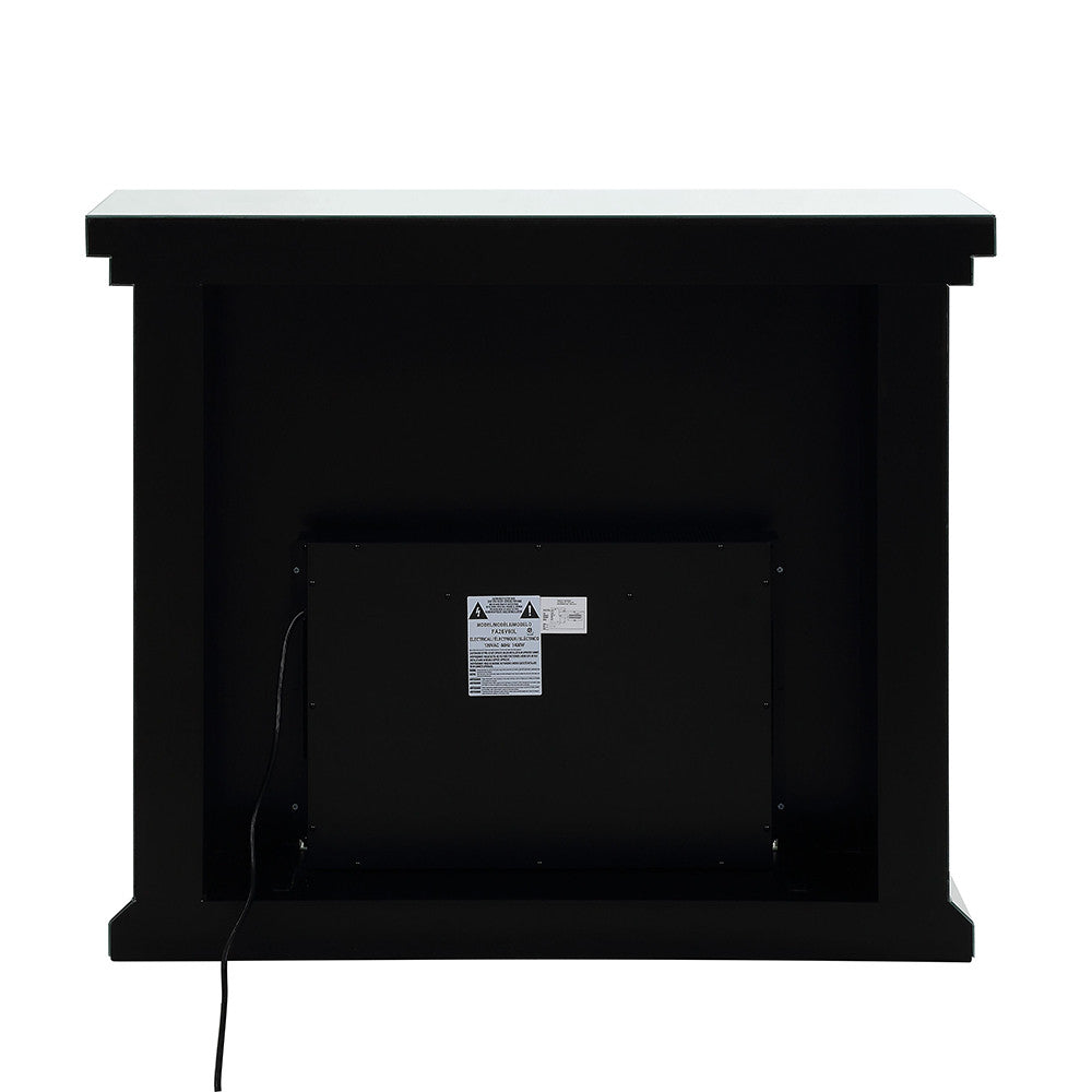 ACME 90455 Noralie Fireplace, Mirrored & Faux Diamonds