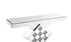 ACME 90622 Noralie Console Table, Mirrored & Faux Diamonds