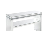 ACME 90675 Noralie Sofa Table, Mirrored & Faux Diamonds