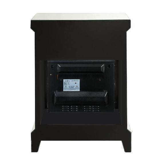 ACME 90866 Noralie Fireplace, Mirrored & Faux Diamonds