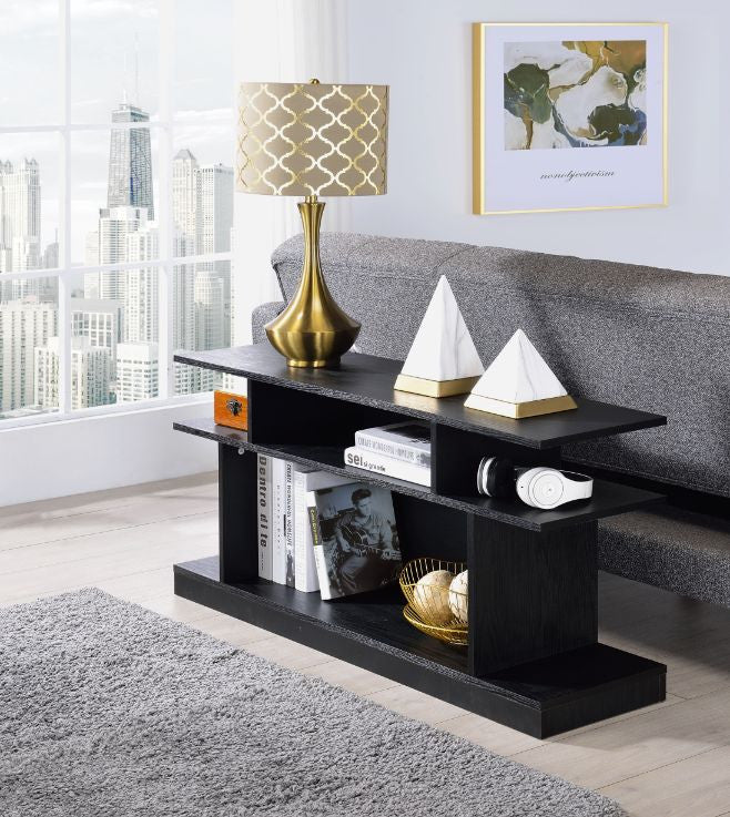 ACME 90885 Sollix Sofa Table, Black Finish