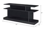 ACME 90885 Sollix Sofa Table, Black Finish