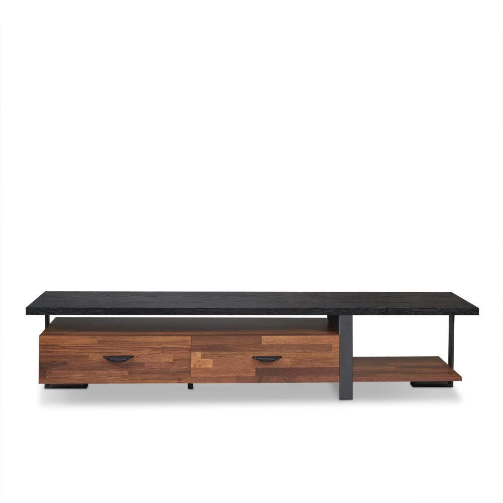 ACME 91235 Elling TV Stand, Walnut & Black