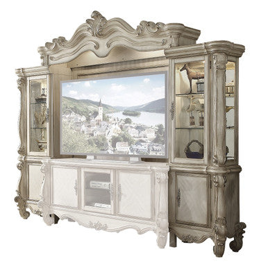 ACME 91320 Versailles Entertainment Center, Bone White (1Set/4Ctn)