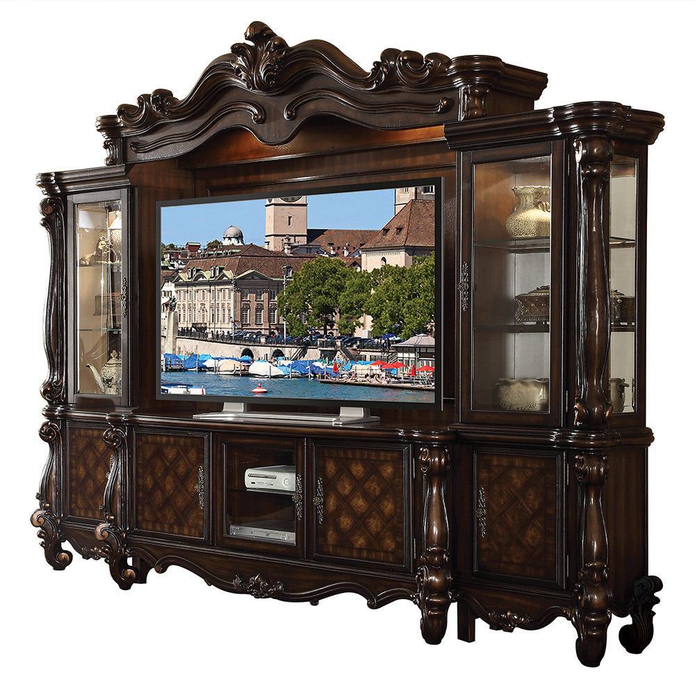 ACME 91325 Versailles Entertainment Center, Cherry Oak (1Set/4Ctn)  2