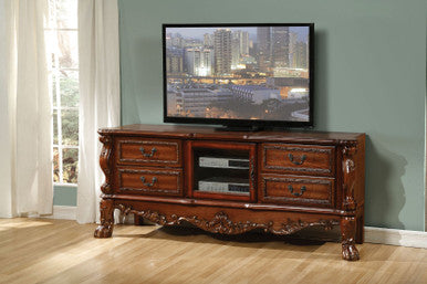 ACME 91338 Dresden TV Console, Cherry Oak