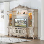 ACME 91440 Gorsedd Entertainment Center, Antique White (1Set/3Ctn)