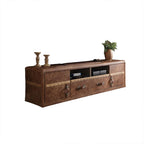 ACME 91500 Aberdeen TV Stand, Retro Brown Top Grain Leather