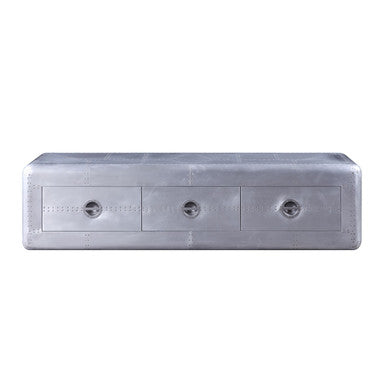 ACME 91562 Brancaster TV Stand, Aluminum