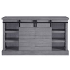 ACME 91616 Amrita TV Stand with Fireplace, Gray Oak