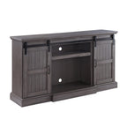 ACME 91618 Admon TV Stand with Fireplace, Gray Oak