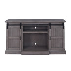 ACME 91618 Admon TV Stand with Fireplace, Gray Oak