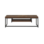 ACME 91780 Bob TV Stand, Weathered Oak & Black