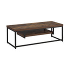 ACME 91780 Bob TV Stand, Weathered Oak & Black