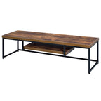 ACME 91782 Bob TV Stand, Weathered Oak & Black