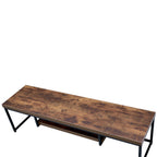 ACME 91782 Bob TV Stand, Weathered Oak & Black