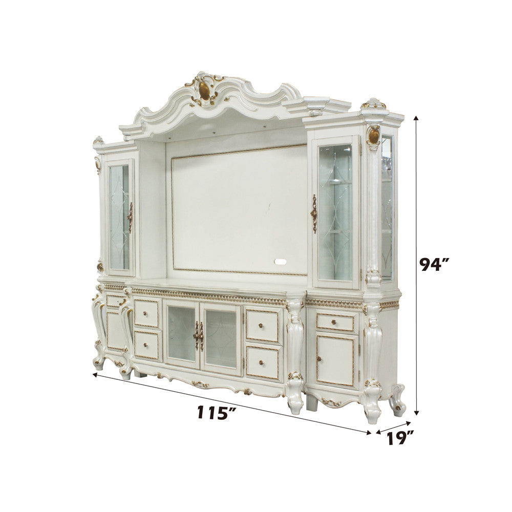 ACME 91815 Picardy Entertainment Center, Antique Pearl