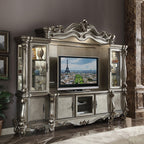 ACME 91820 Versailles Entertainment Center, Antique Platinum (1Set/4Ctn)