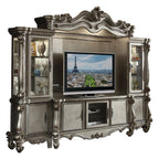 ACME 91820 Versailles Entertainment Center, Antique Platinum (1Set/4Ctn)  2