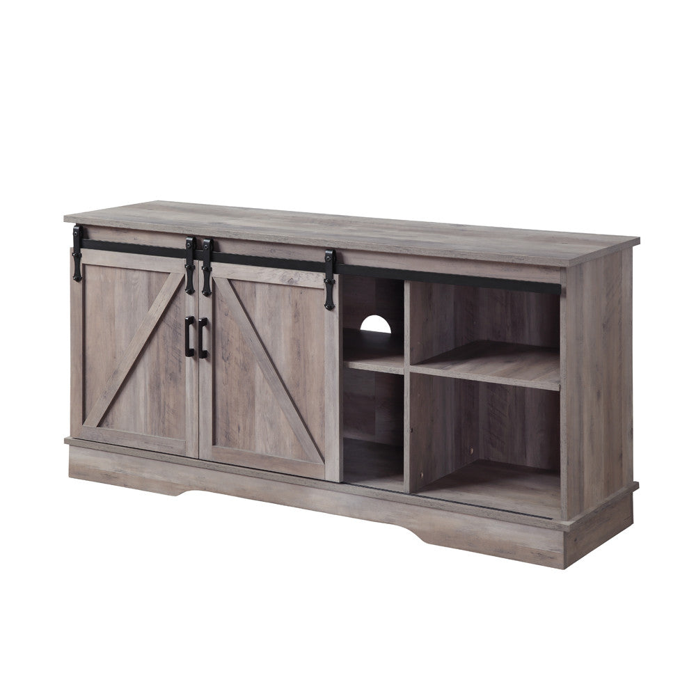 ACME 91855 Bennet TV Stand, Gray Finish