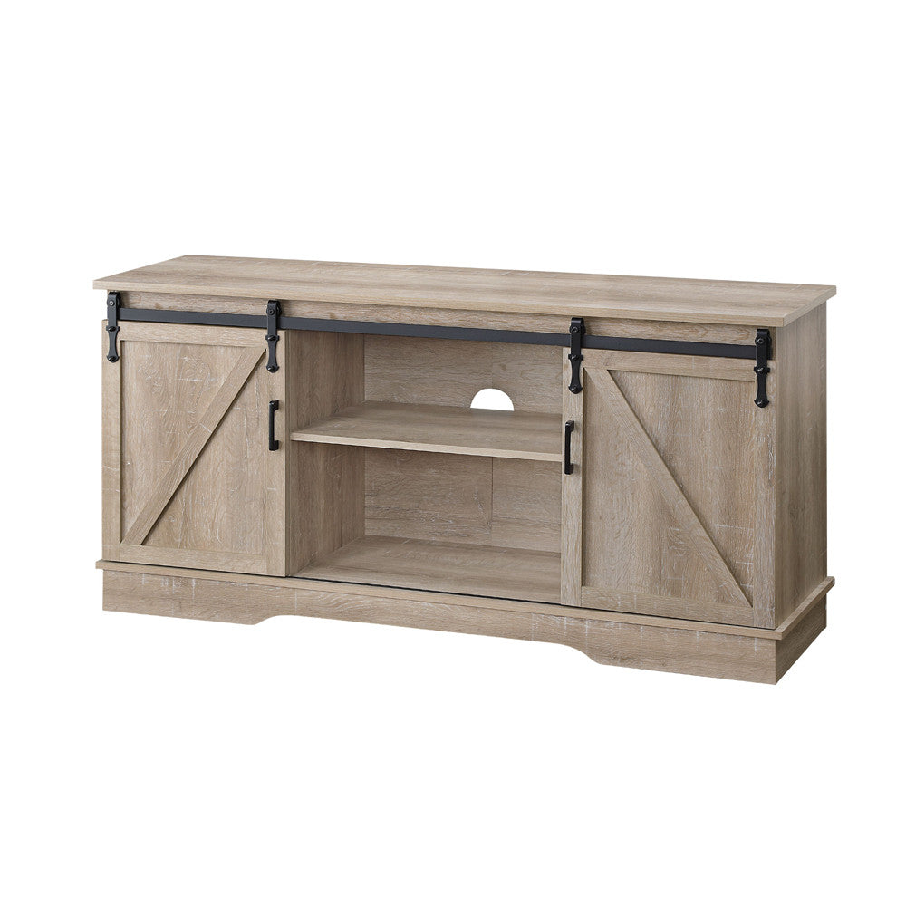 ACME 91857 Bennet TV Stand, Oak Finish