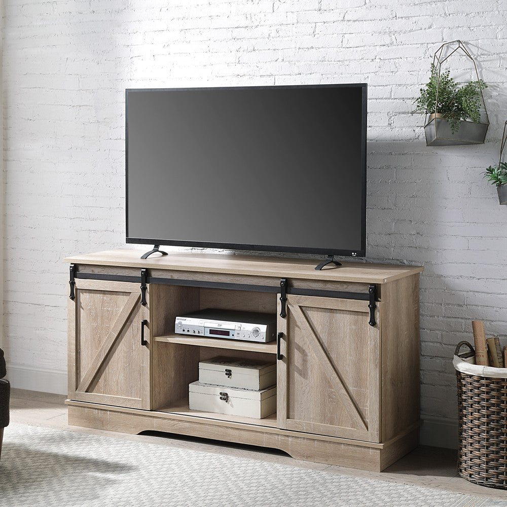 ACME 91857 Bennet TV Stand, Oak Finish