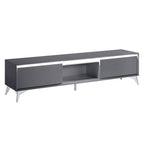 ACME 91996 Raceloma Gray TV Stand with Led  1