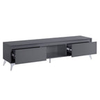 ACME 91996 Raceloma Gray TV Stand with Led  2