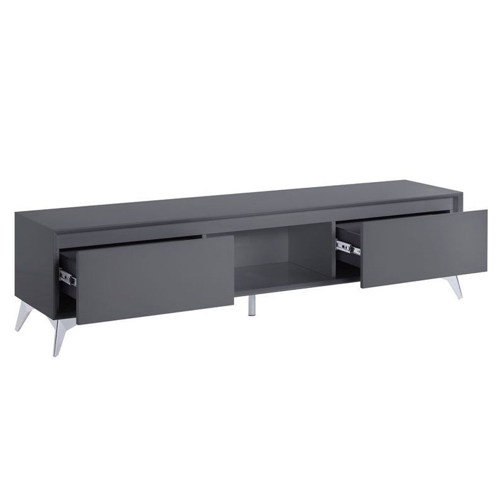 ACME 91996 Raceloma Gray TV Stand with Led  2
