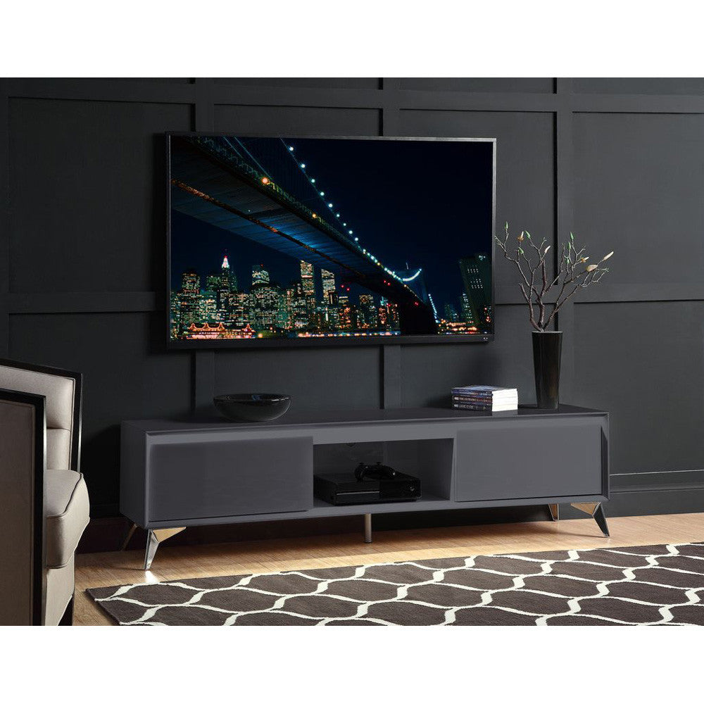 ACME 91996 Raceloma Gray TV Stand with Led  4
