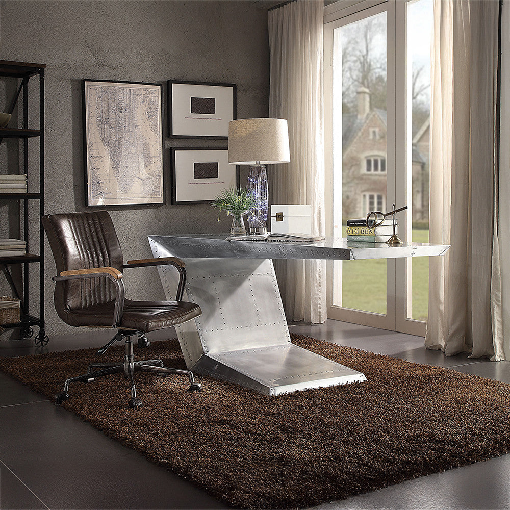 ACME 92025 Brancaster Desk, Aluminum