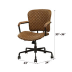ACME 92029 Josi Executive Office Chair, Coffee Top Grain Leather