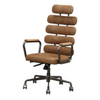 ACME 92108 Calan Executive Office Chair, Retro Brown Top Grain Leather