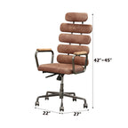 ACME 92110 Calan Executive Office Chair, Vintage Whiskey Top Grain Leather