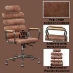 ACME 92110 Calan Executive Office Chair, Vintage Whiskey Top Grain Leather