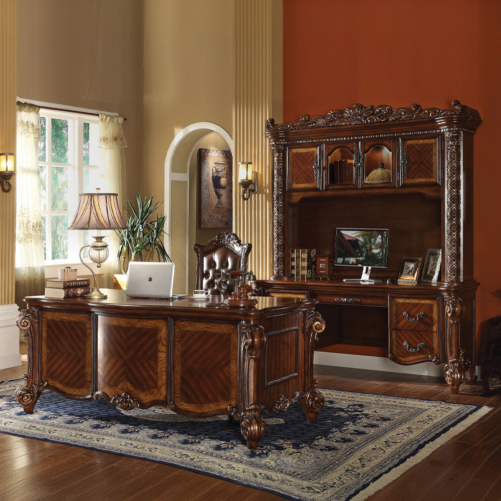 ACME 92128 Vendome Computer Desk with Hutch  2