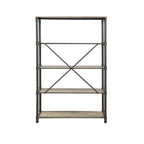 ACME 92200 Itzel Bookshelf, Antique Oak & Sandy Gray