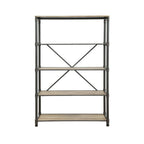 ACME 92200 Itzel Bookshelf, Antique Oak & Sandy Gray