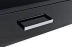 ACME 92227 Coleen Desk, Black High Gloss & Chrome