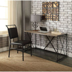 ACME 92248 Jodie Desk, Rustic Oak & Antique Black
