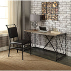 ACME 92248 Jodie Desk, Rustic Oak & Antique Black