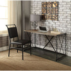 ACME 92248 Jodie Desk, Rustic Oak & Antique Black