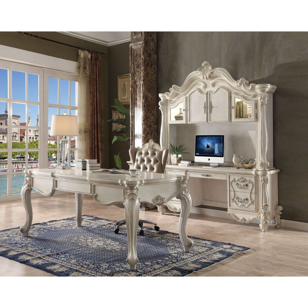 ACME 92275 Versailles Executive Desk (Leg), Bone White  2