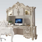 ACME 92278 Versailles Computer Desk & Hutch, Bone White (1Set/2Ctn)  1