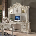 ACME 92278 Versailles Computer Desk & Hutch, Bone White (1Set/2Ctn)