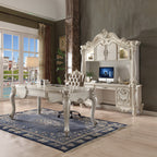 ACME 92278 Versailles Computer Desk & Hutch, Bone White (1Set/2Ctn)  2