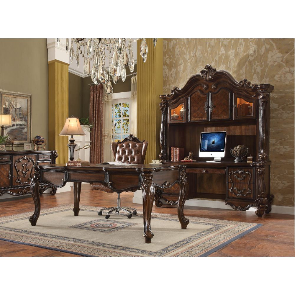 ACME 92280 Versailles Executive Desk (Leg), Cherry Oak  1